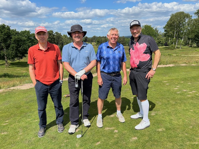 A four-ball under big skies on the heath